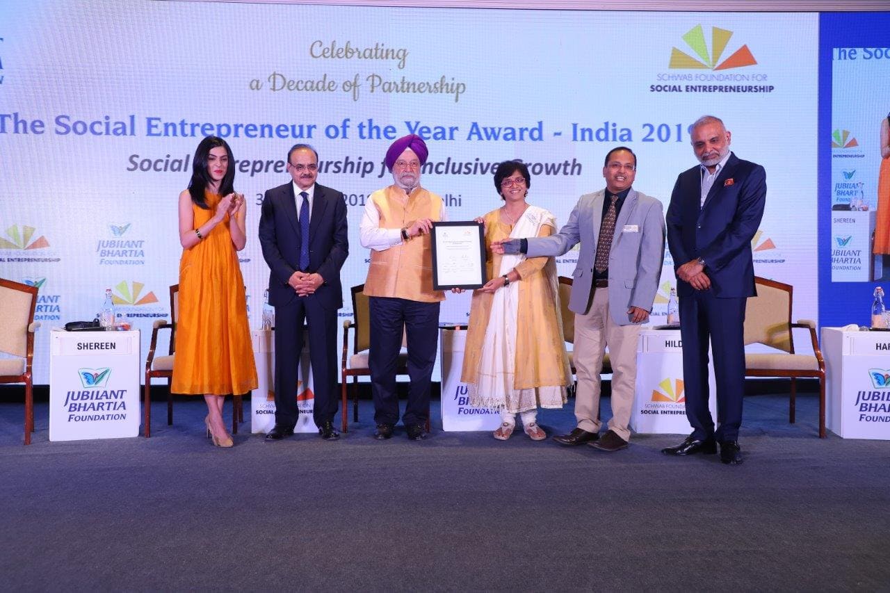 2020 – Shanti Raghavan and Dipesh Sutariya were awarded Social Innovator of the Year by Schwab Foundation